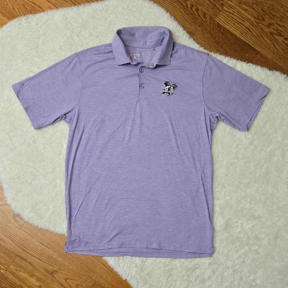 Antigua Purple KSU Polo, Mens Medium